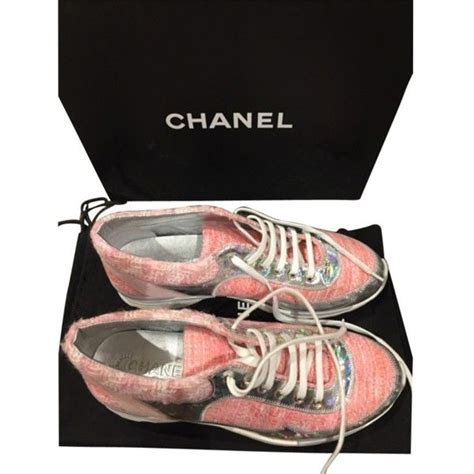 chanel runway trainers|chanel tweed shoes.